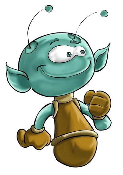 Odu - a young Lottonian alien